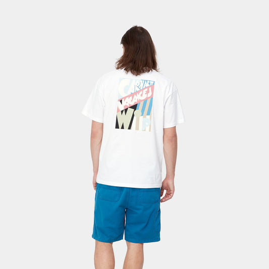 Carhartt WIP S/S Tamas Backprint Pocket T-Shirt in White