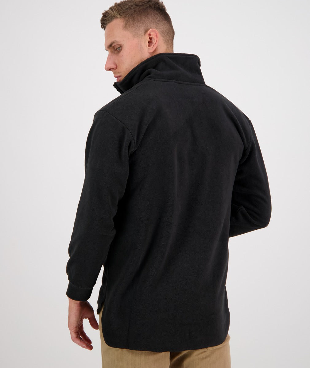 Swanndri Motu Zip Pullover Fleece Black